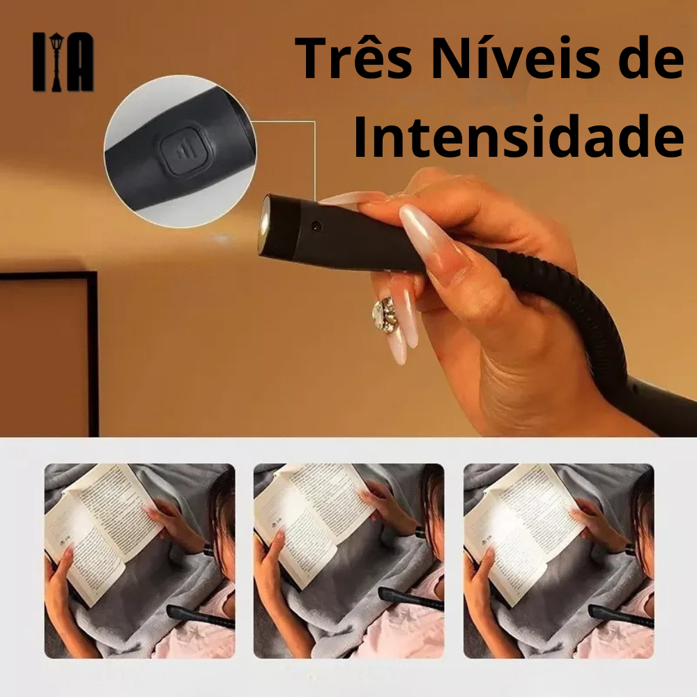 Confortlight™ - Iluminação confortável e flexível para suas leituras