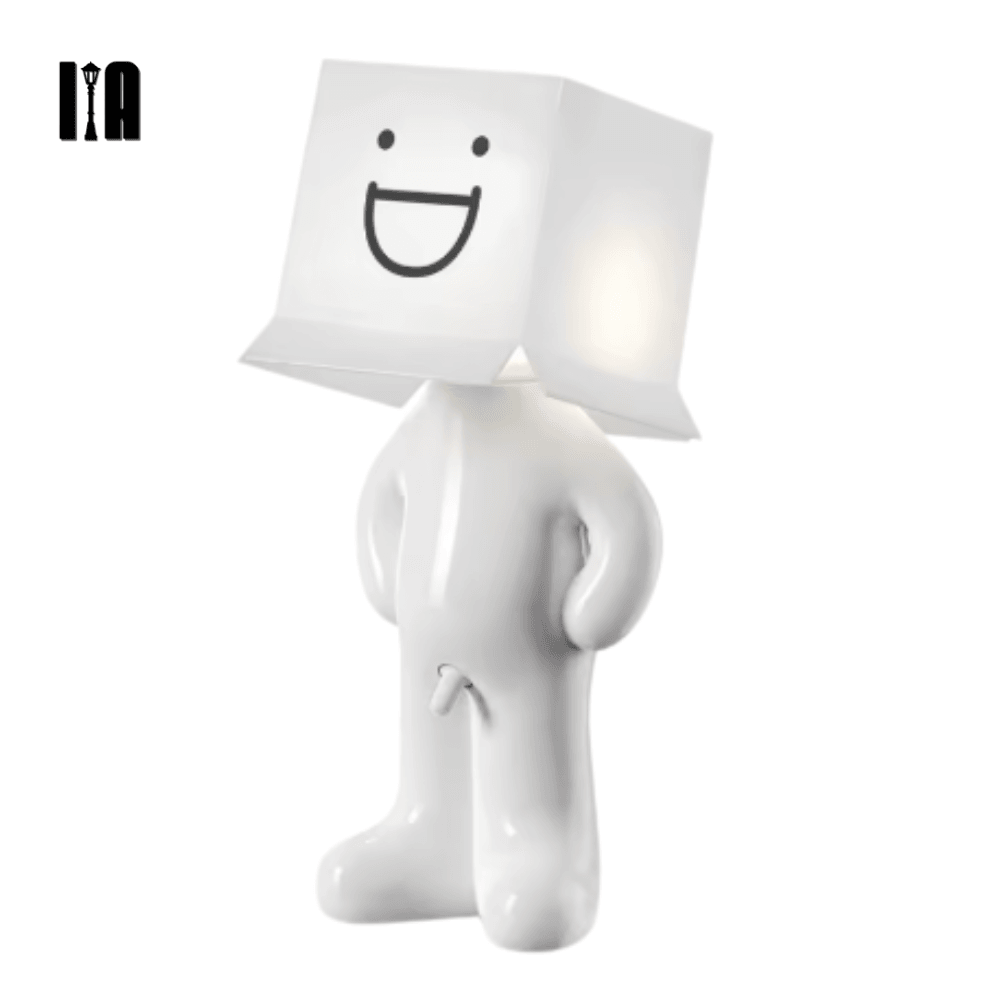 Lâmpada Criativa Bonequinho Sorrindo