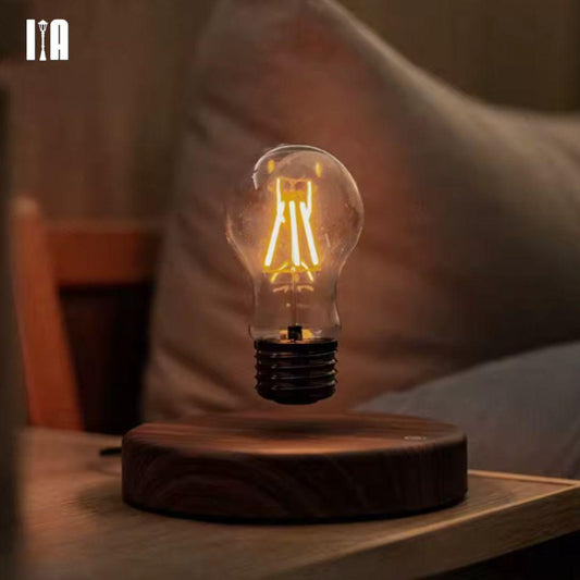 Lâmpada de Led Flutuante Com Levitação Magnética