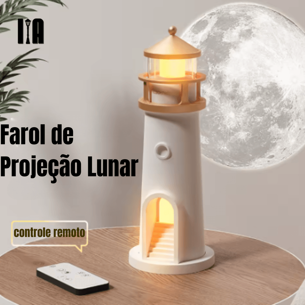 Farol Noturno Projetor Lunar Iluminaura