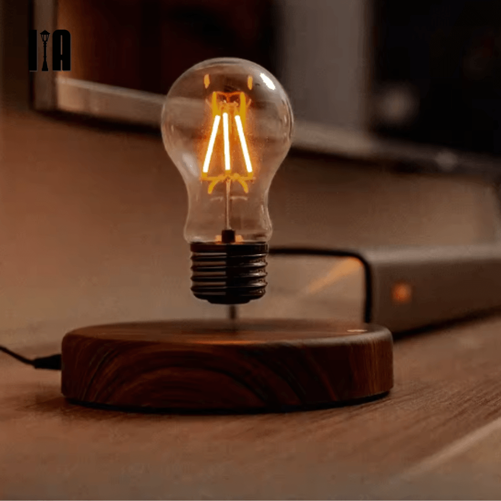 Lâmpada de Led Flutuante Com Levitação Magnética