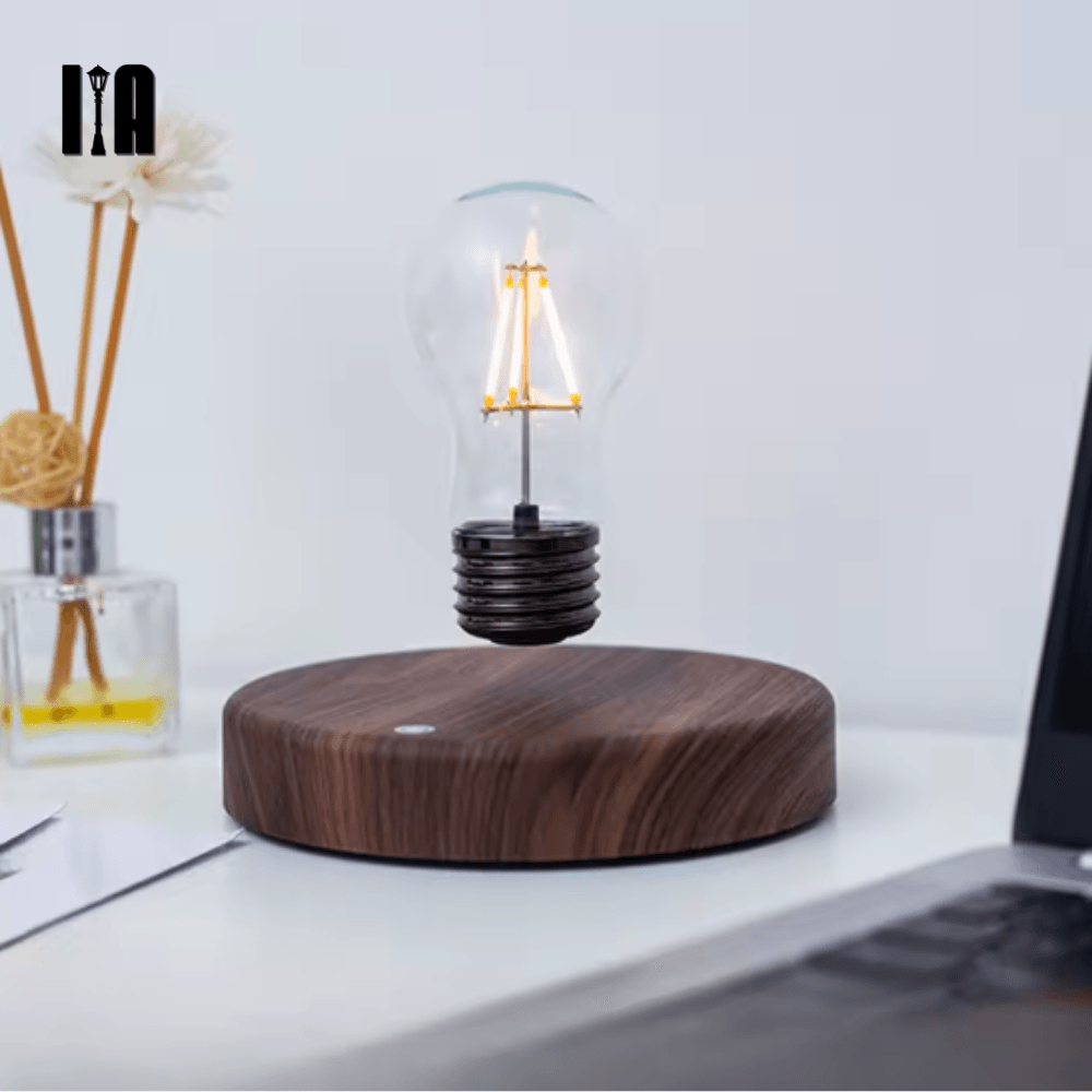 Lâmpada de Led Flutuante Com Levitação Magnética