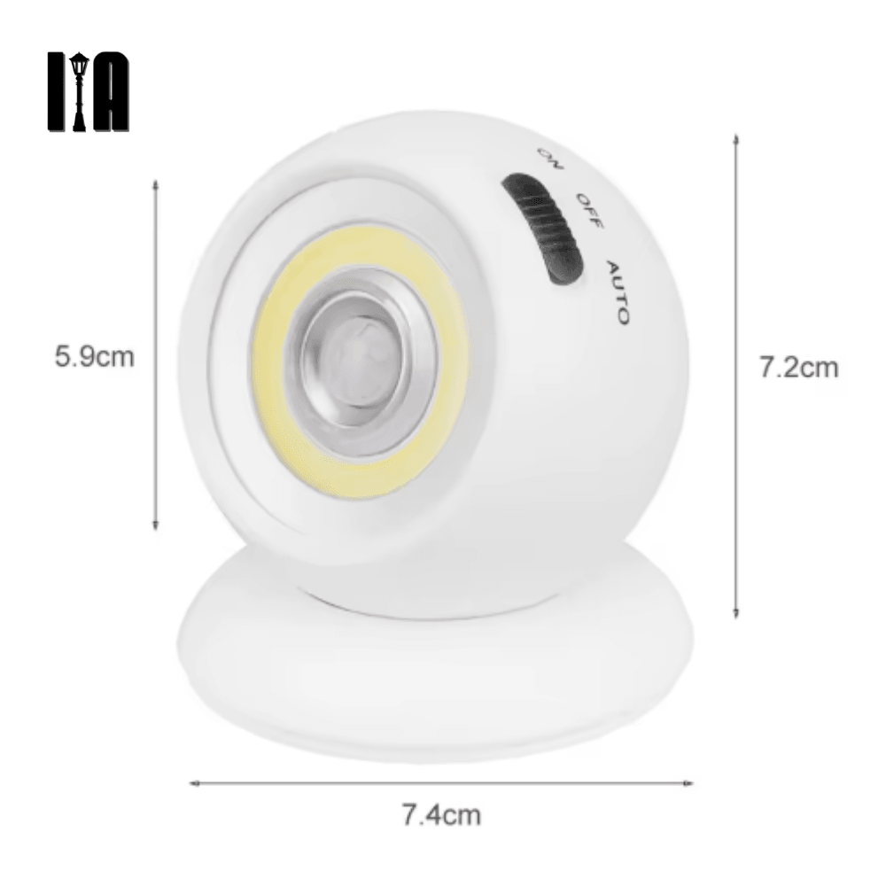 Lâmpada de Parede 360°