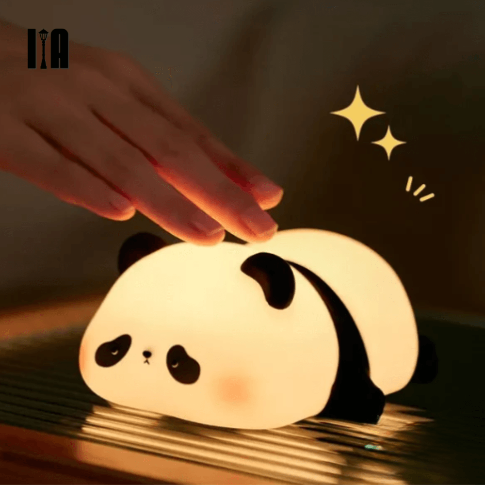 Luminária de Panda de Silicone
