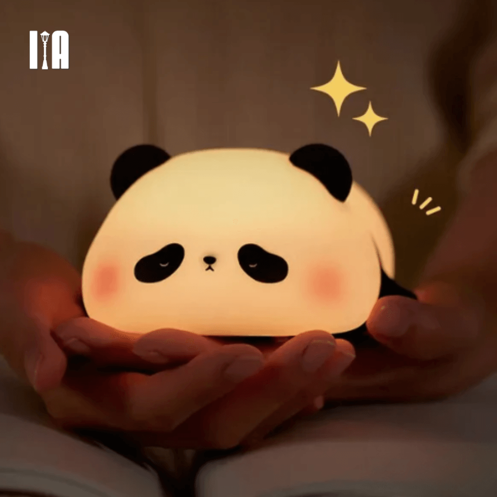 Luminária de Panda de Silicone