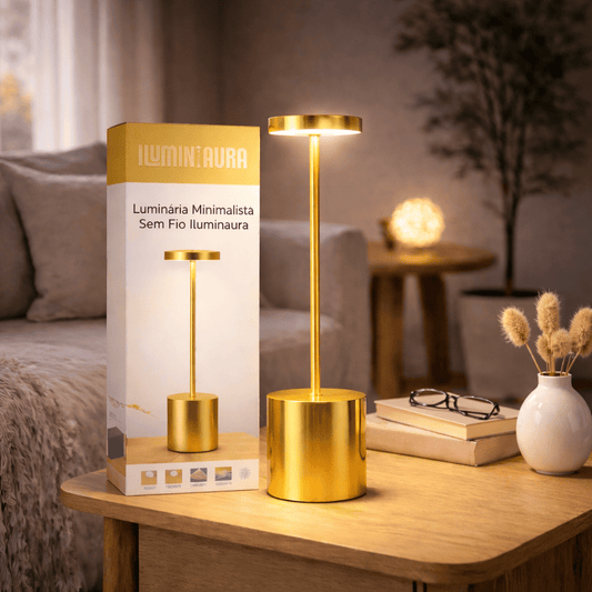 Luminária Minimalista Sem Fio