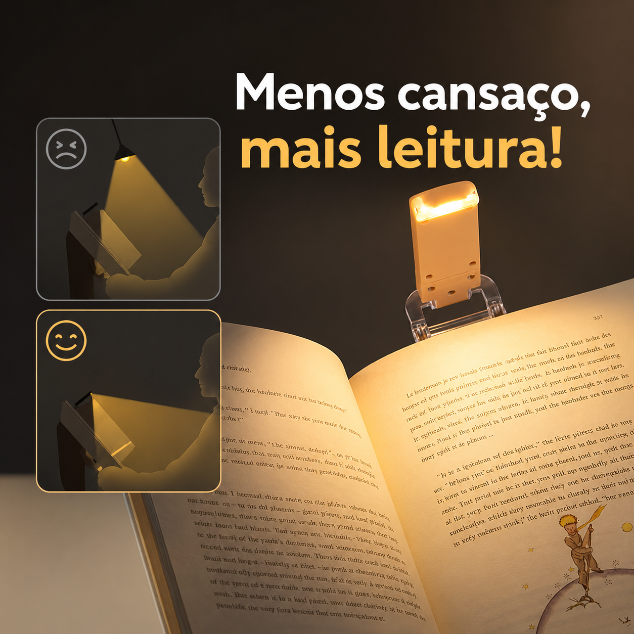 Luz de Leitura Iluminbook
