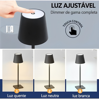 Iluminlar™ -  Abajur de Mesa Led Touch