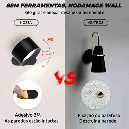 Luz de parede sem fio Iluminaura™