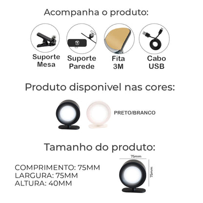 Luz de parede sem fio Iluminaura™