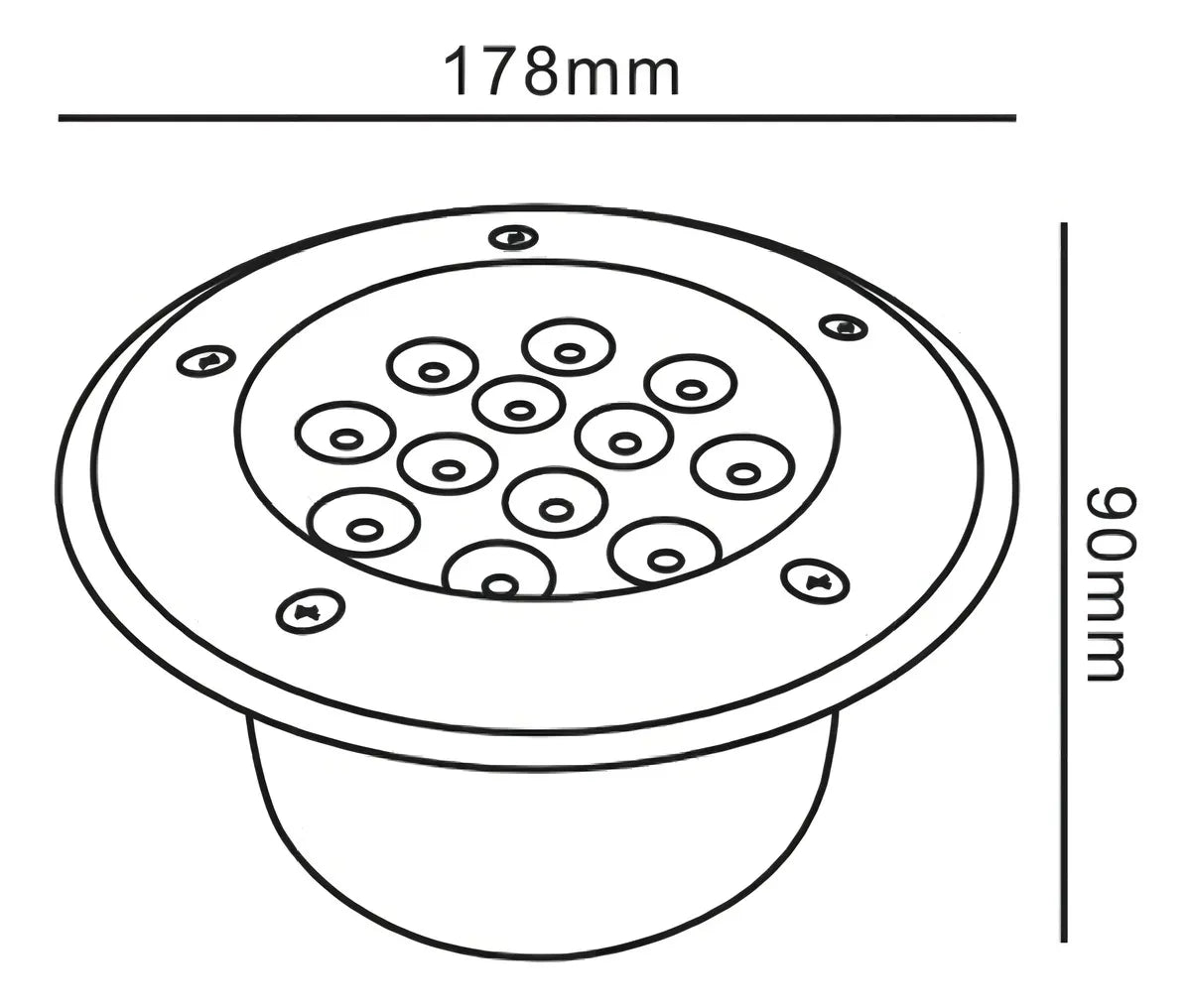 Spot Balizador de Piso - Iluminaura™