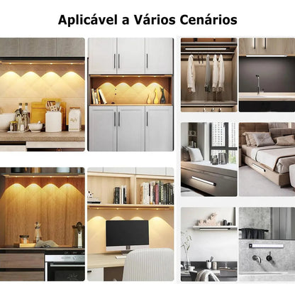 Lâmpada LED Ultra Fino - Sensor de Presença