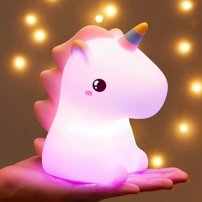 Luminária de Unicórnio Silicone