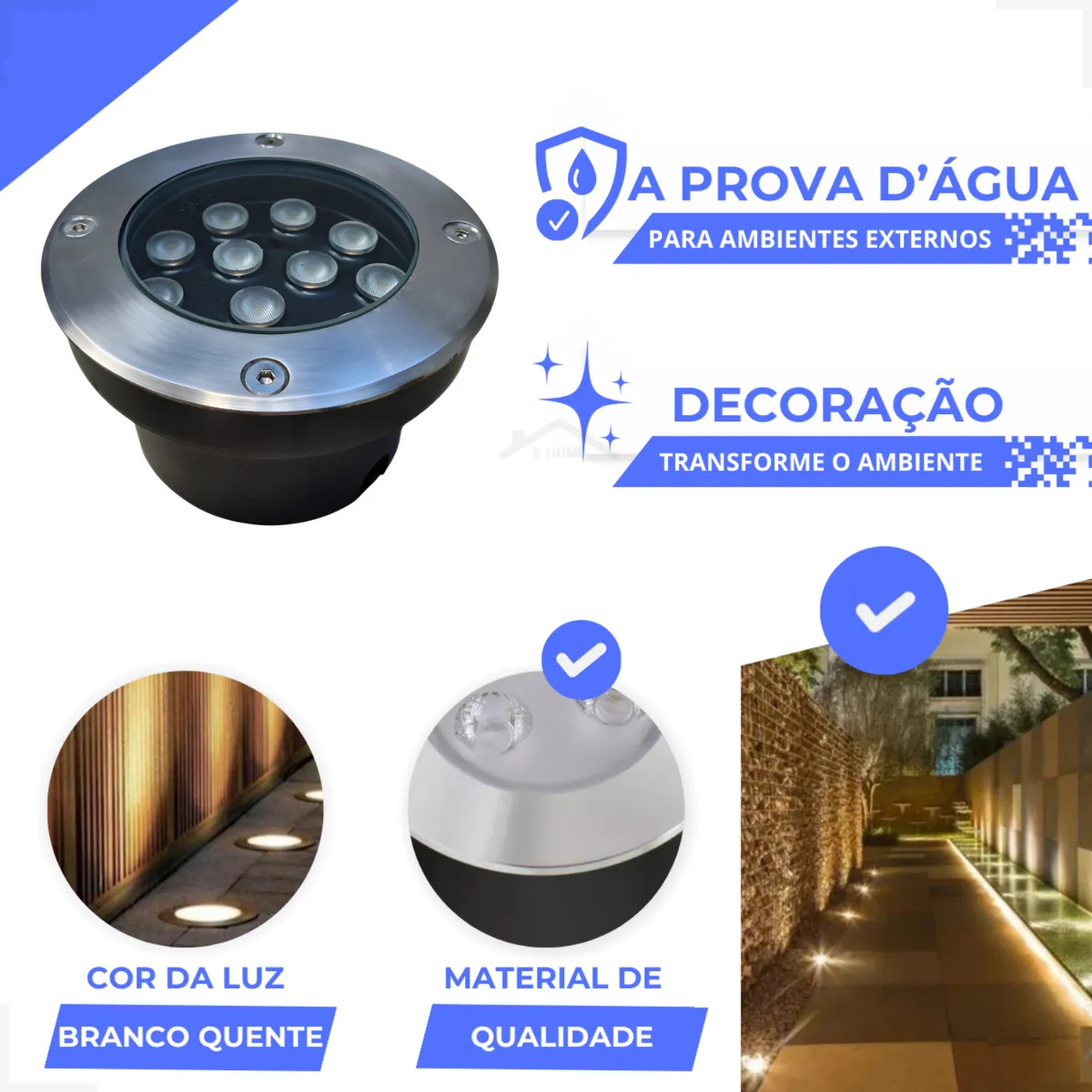 Spot Balizador de Piso - Iluminaura™
