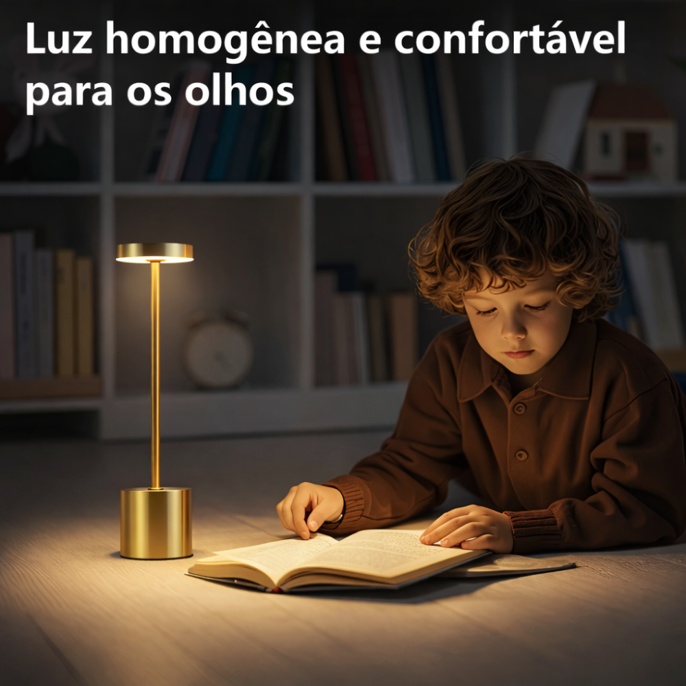Luminária Minimalista Sem Fio