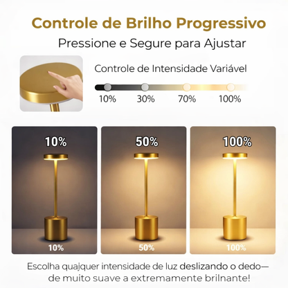 Luminária Minimalista Sem Fio