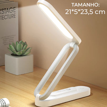 Luminária De Mesa Retrátil Para Armazenamento
