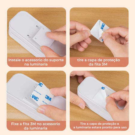 Luminária De Mesa Retrátil Para Armazenamento