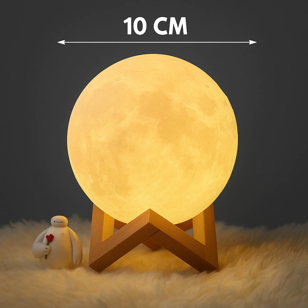 Abajur Lua 3D - Monn Lamp