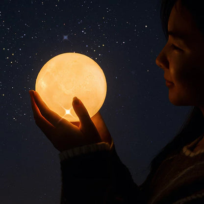 Abajur Lua 3D - Monn Lamp