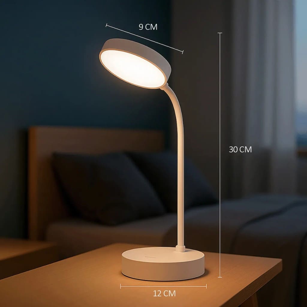 Luminária De Mesa Touch Flexível