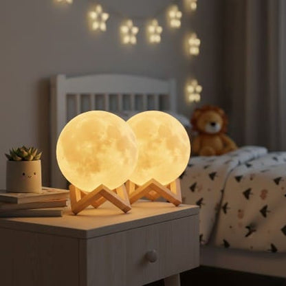 Abajur Lua 3D - Monn Lamp
