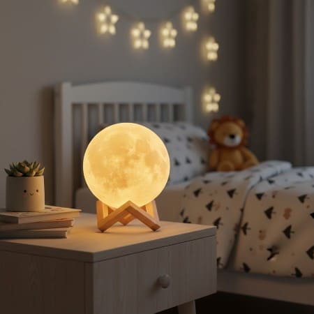 Abajur Lua 3D - Monn Lamp